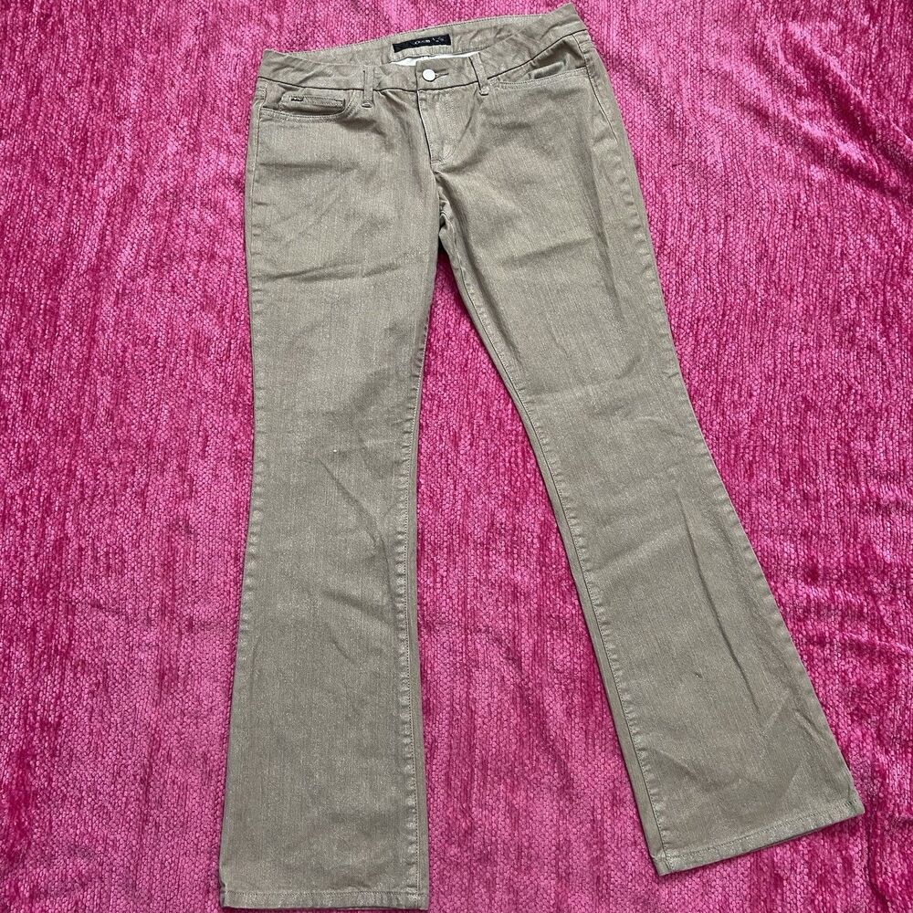 Joe’s Jeans Honey Fit Bootcut Jeans Bronze Sparkle Size 30
